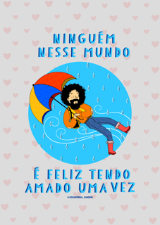 Nome do produto Poster Raul Seixas (medo de chuva)