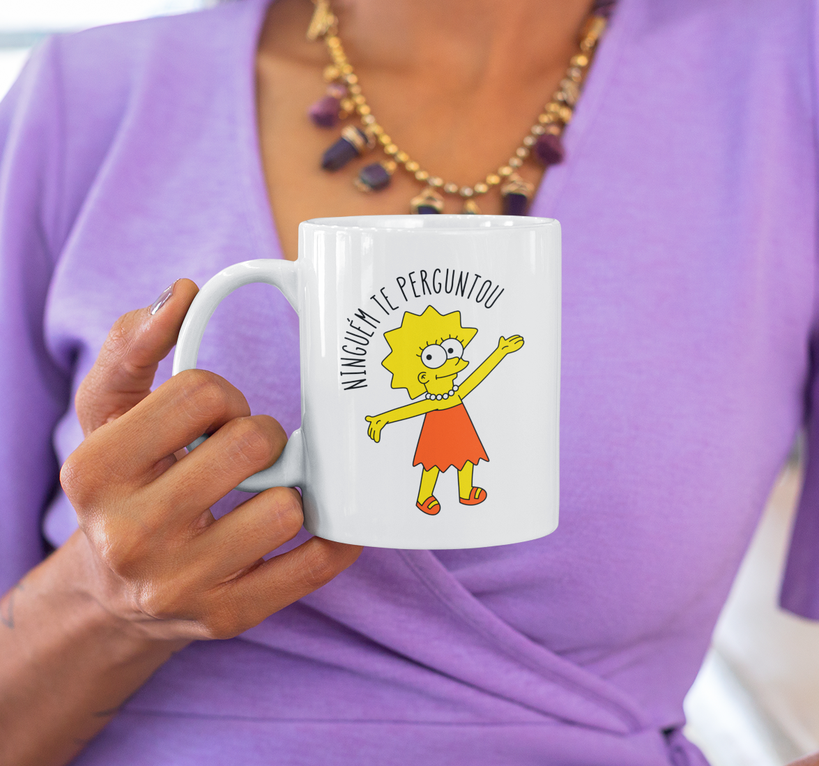 Caneca lisa Simpson