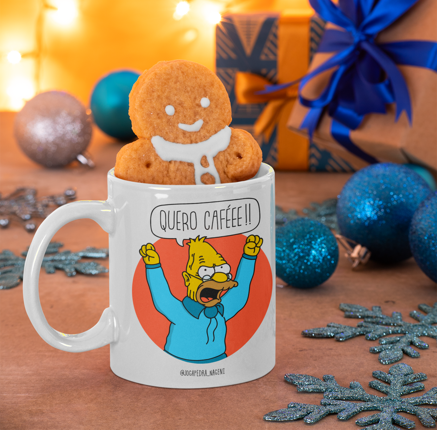 Caneca Abraham Simpsons 