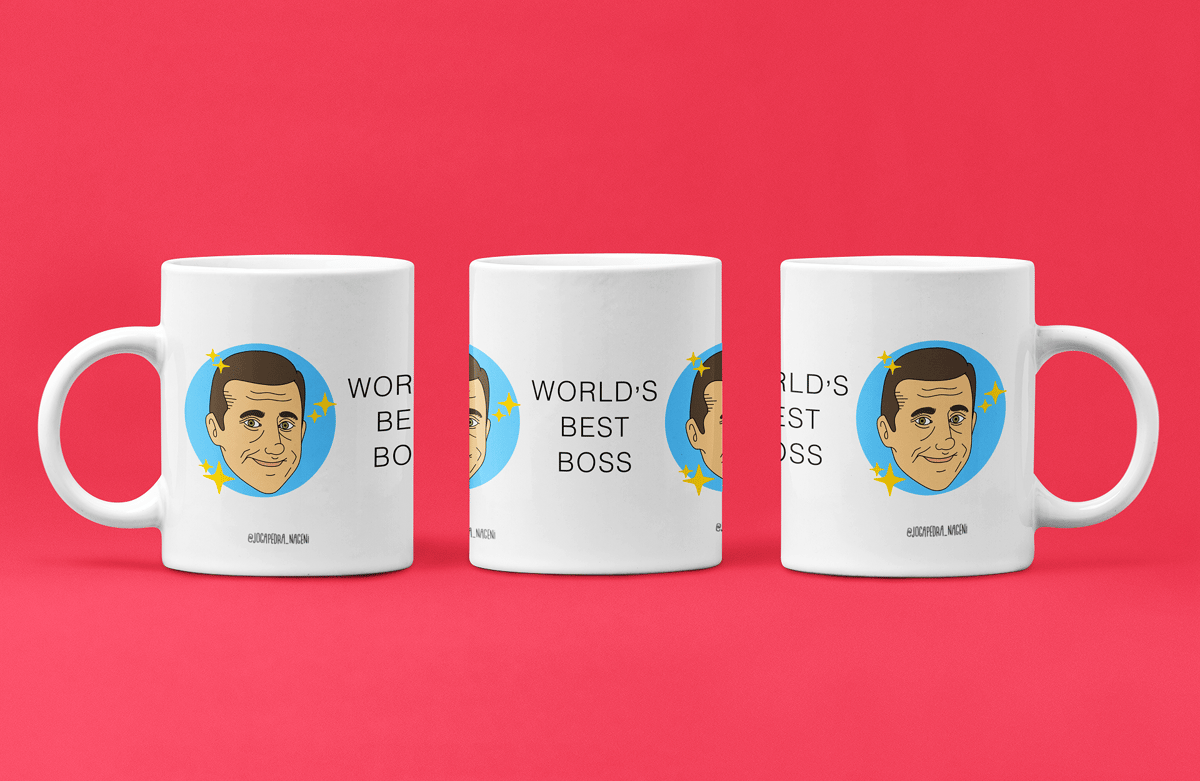 Nome do produto: The office Michael Scott - best boss