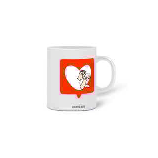 Nome do produto Caneca sinal de amor Libras 