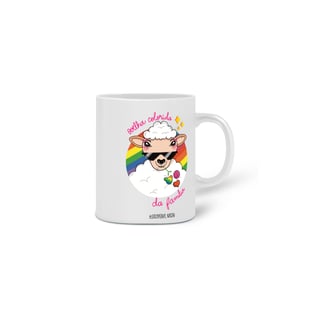 Nome do produto Ovelha colorida da família 