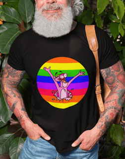 Pantera cor de rosa lgbt