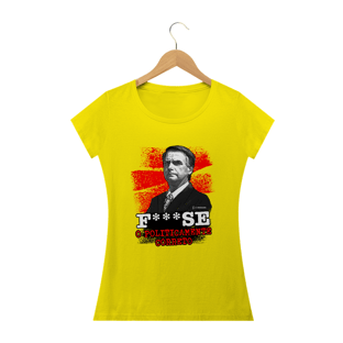 Nome do produtoCamisa Feminina - Politicamente Incorreto - Um Patriota