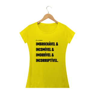 Nome do produtoCamisa Feminina - Mito Imbrochável Um Patriota