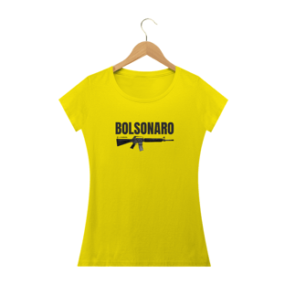 Nome do produtoCamisa Feminina - Bolsonaro Armamento - Um Patriota