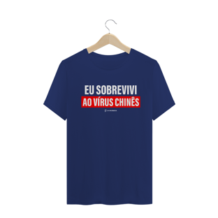 Nome do produtoCamisa Masculina - Eu Sobrevivi - Um Patriota