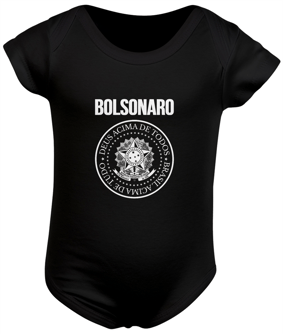 Boddy Infantil Brasil Acima de Tudo - Um Patriota