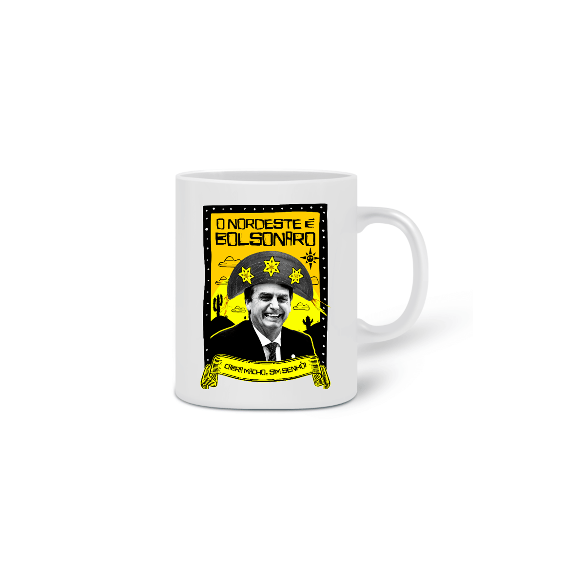 Nome do produto: Caneca - Bolsonaro Nordeste - Um Patriota