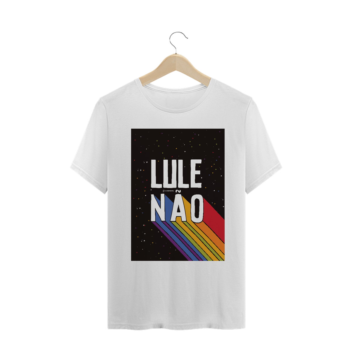 Nome do produto: CAMISA LULA NÃO - UM PATRIOTA