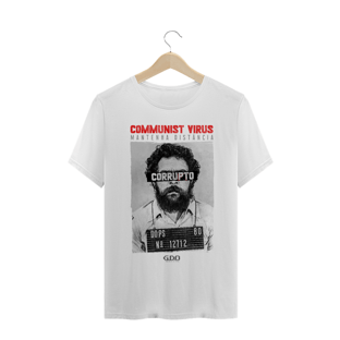 Nome do produtoCAMISA LULA COMMUNIST VIRUS - MANTENHA DISTÂNCIA - GDO OFICIAL