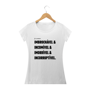 Nome do produtoCamisa Feminina - Mito Imbrochável Um Patriota
