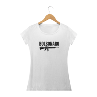 Nome do produtoCamisa Feminina - Bolsonaro Armamento - Um Patriota