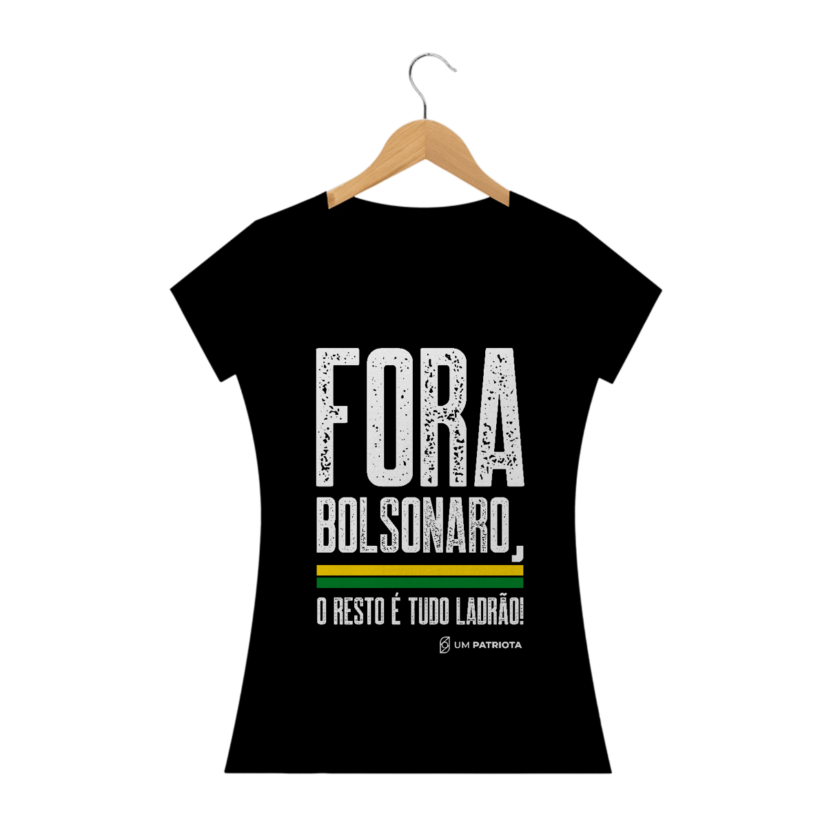 Nome do produto: Camisa Feminina  É tudo Ladrão Um Patriota