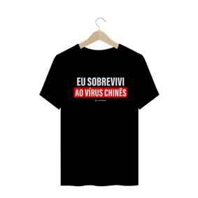 Camisa Masculina - Eu Sobrevivi - Um Patriota