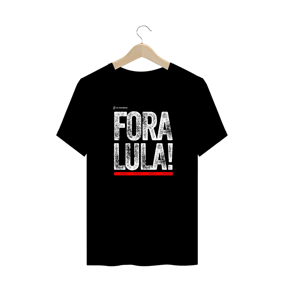 Camisa Masculina - FORA LULA - Um Patriota