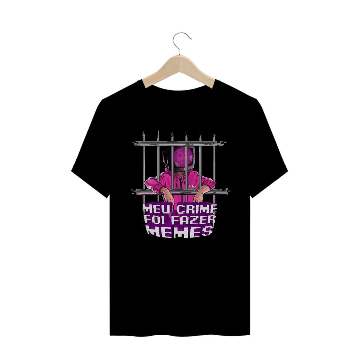 Nome do produto: Camisa Masculina - Meu Crime - GDO OFICIAL