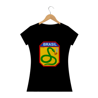 Nome do produtoCamisa Feminina - A Cobra Vai Fumar - Um Patriota