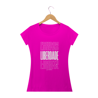 Nome do produtoCamisa Feminina- Liberdade - Um Patriota