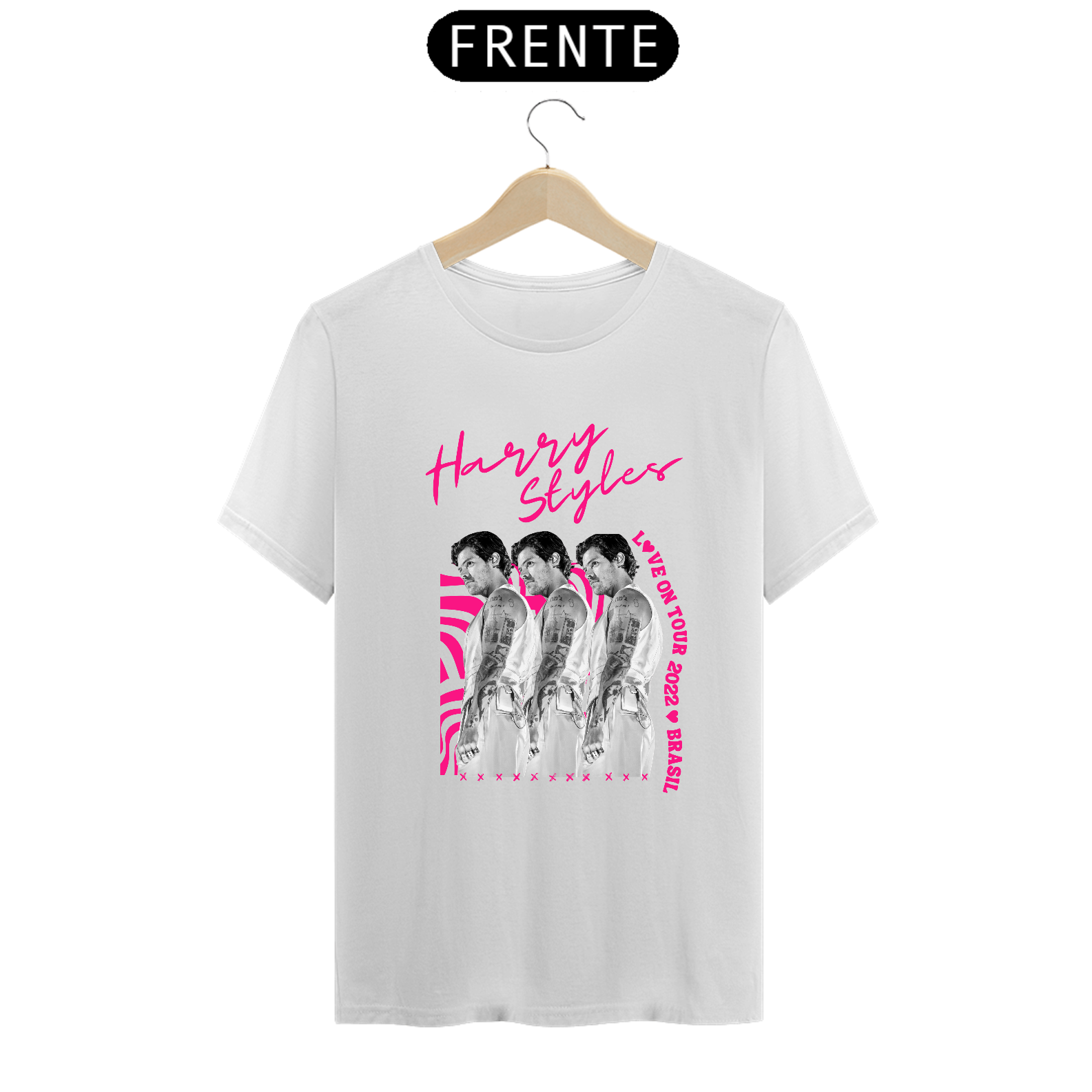 T-Shirt Quality Harry Styles Love on Tour Live in Brazil em