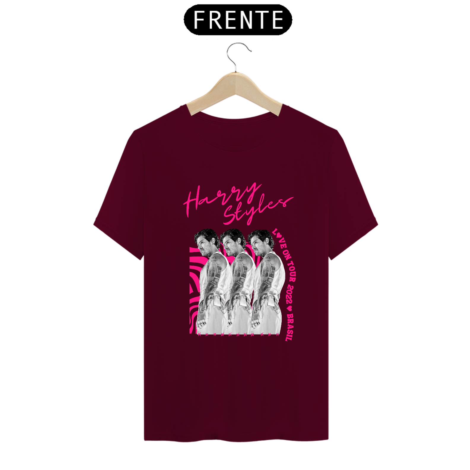 T-Shirt Quality Harry Styles Love on Tour Live in Brazil em