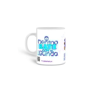 Caneca Porcelanato BoraPraPlay - BRANCA