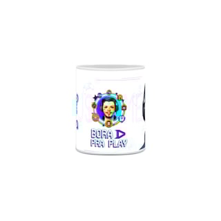Nome do produto Caneca Porcelanato BoraPraPlay - BRANCA