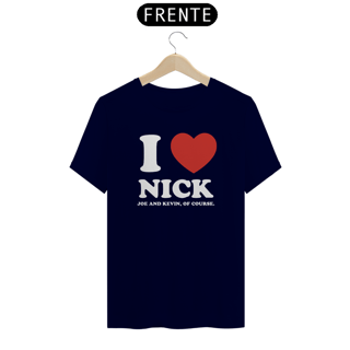 Nome do produto CAMISA - I LOVE NICK | JONAS BROTHERS
