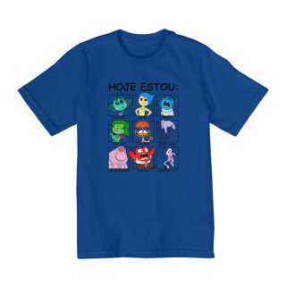 Nome do produto CAMISA INFANTIL - HOJE ESTOU | DIVERTIDA MENTE