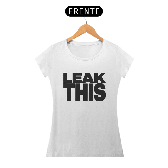 CAMISA BABYLOOK - LEAK THIS | TATE MCRAE