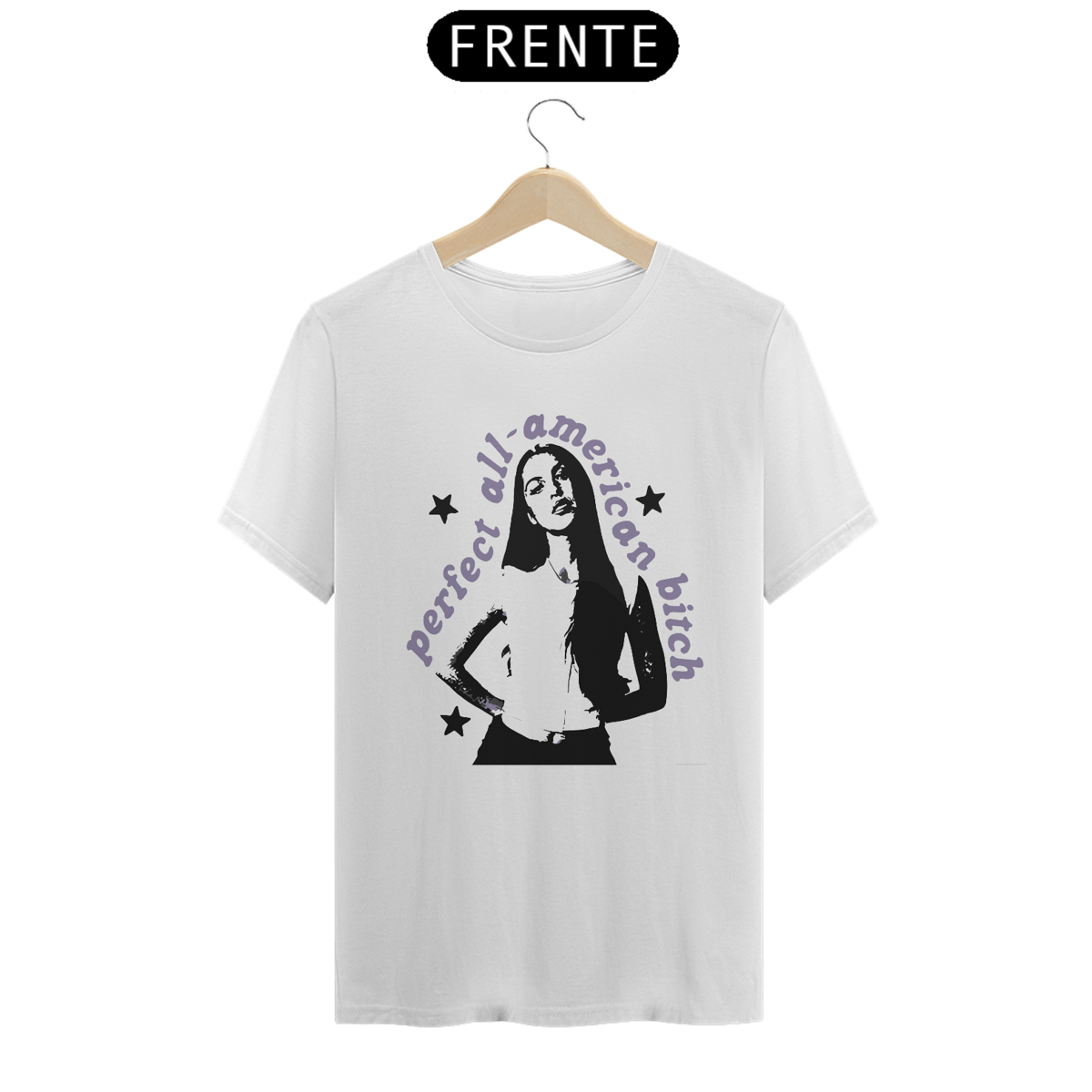 Nome do produto: CAMISA - AMERICAN B1TCH | OLIVIA RODRIGO