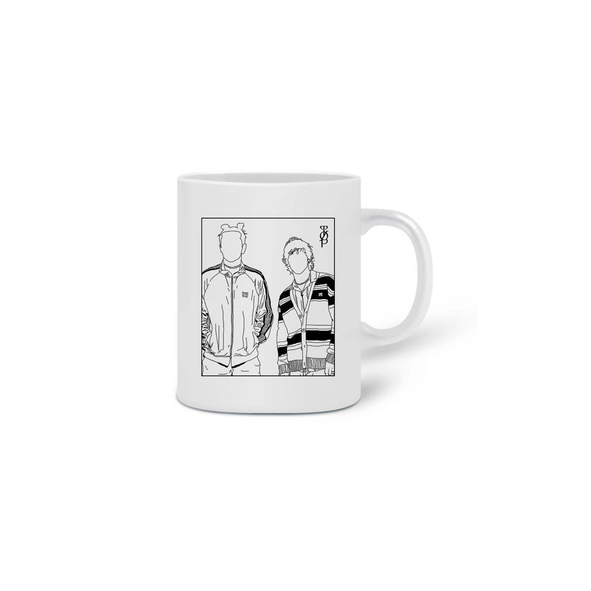 Nome do produto: CANECA - TYLER & JOSH | TWENTY ONE PILOTS