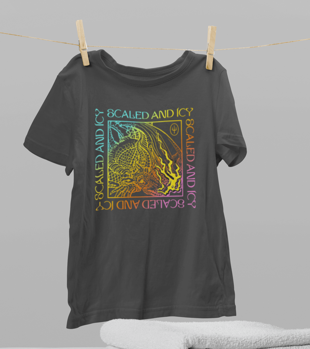Nome do produto: CAMISA ESTONADA - SCALED AND ICY DEGRADÊ | TWENTY ONE PILOTS