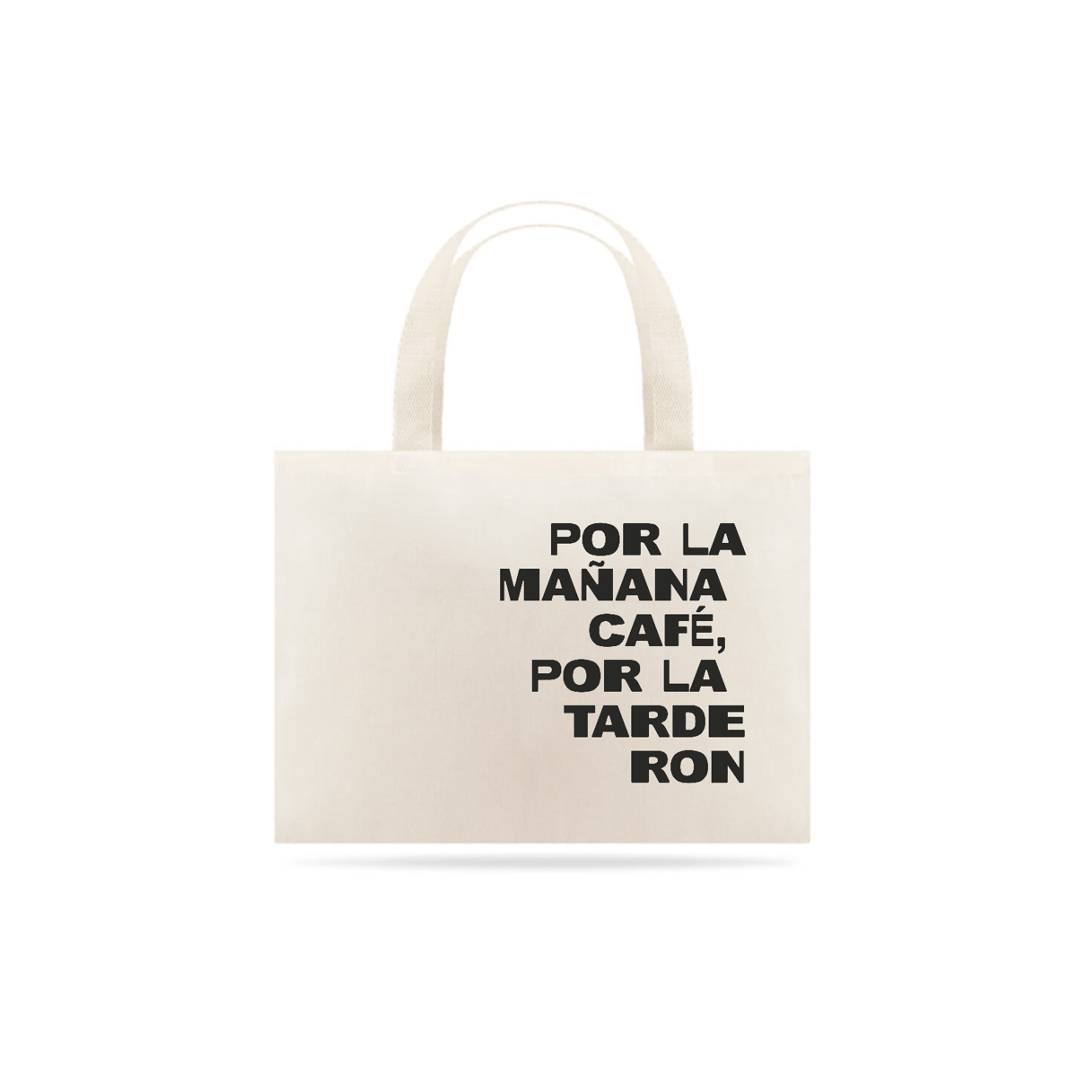 Nome do produto: ECOBAG - CAFÉ & RON | BAD BUNNY
