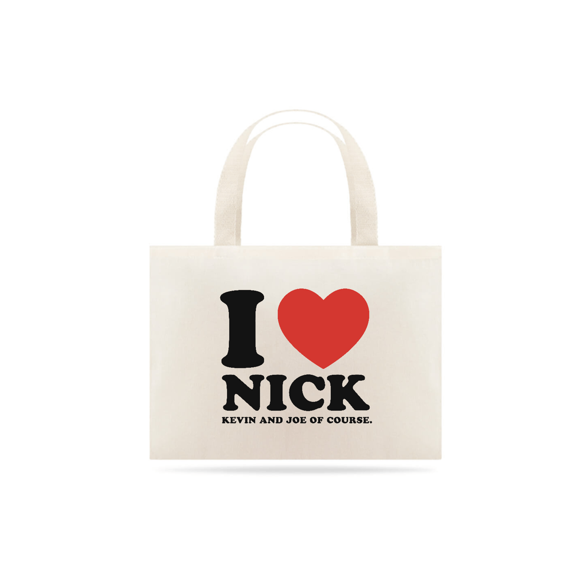 Nome do produto: ECOBAG - I LOVE NICK | JONAS BROTHERS