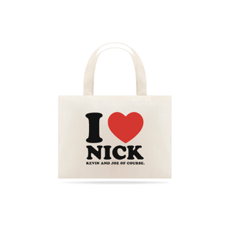 Nome do produto ECOBAG - I LOVE NICK | JONAS BROTHERS