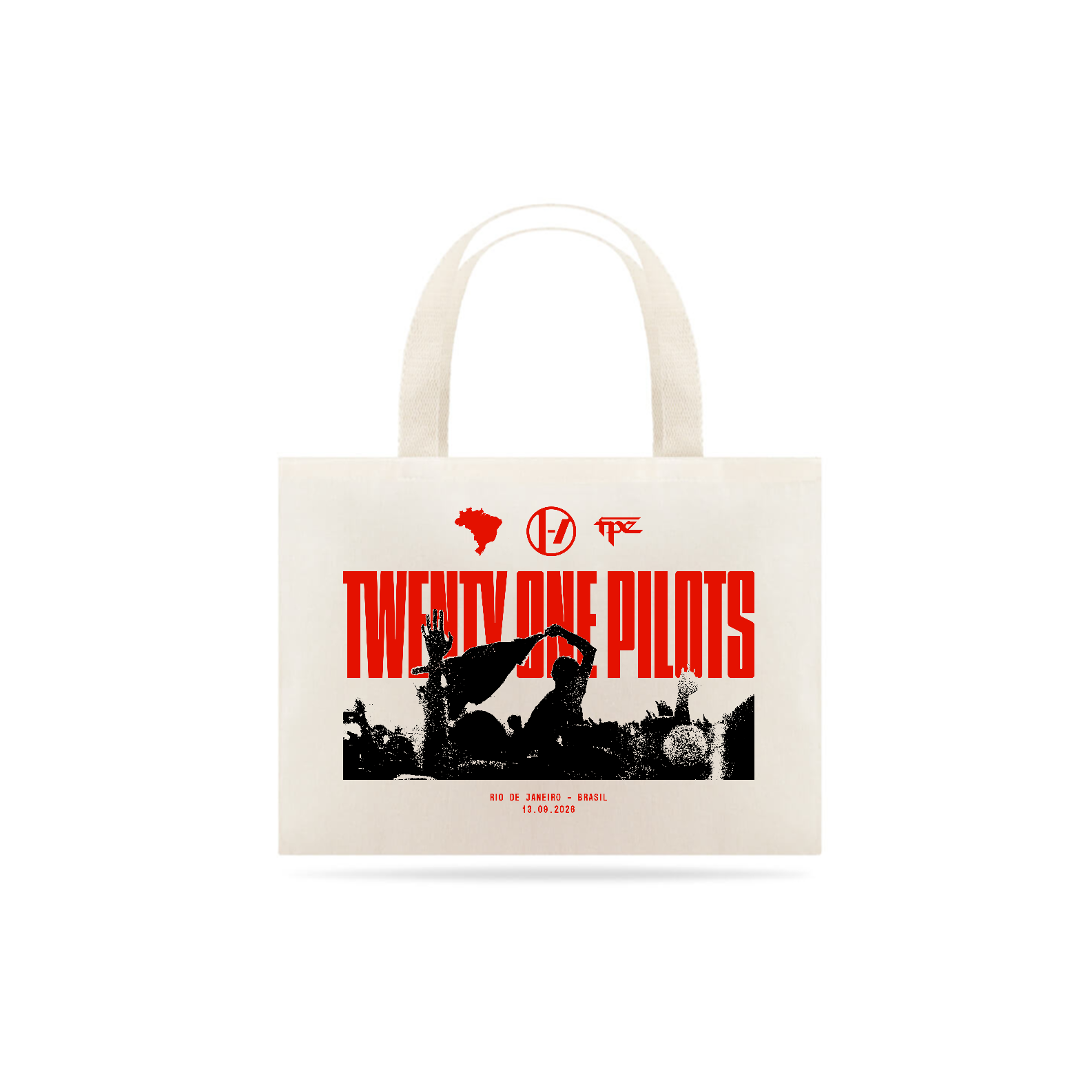 Nome do produto: Ecobag - Twenty One Pilots no Rock in Rio