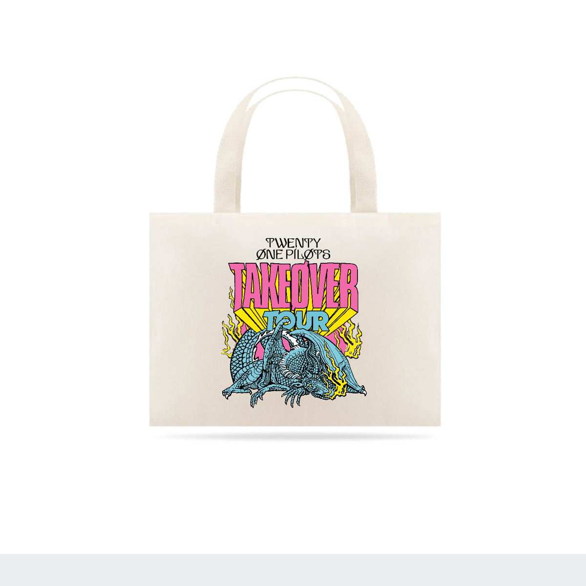 Nome do produto: ECOBAG - TAKEOVER TOUR TRASH | TWENTY ONE PILOTS