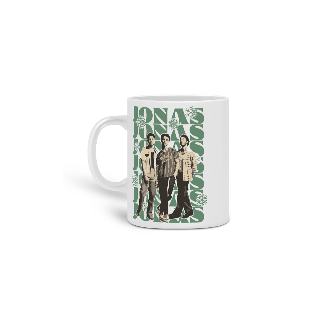 Nome do produto: CANECA - NATAL | JONAS BROTHERS