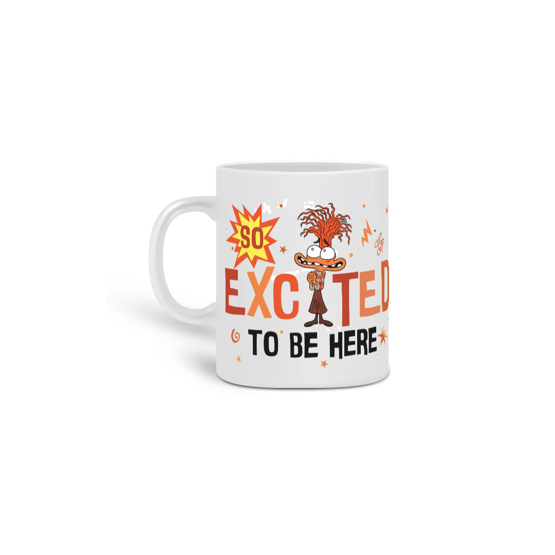 Nome do produto: CANECA - SO EXCITED | DIVERTIDA MENTE