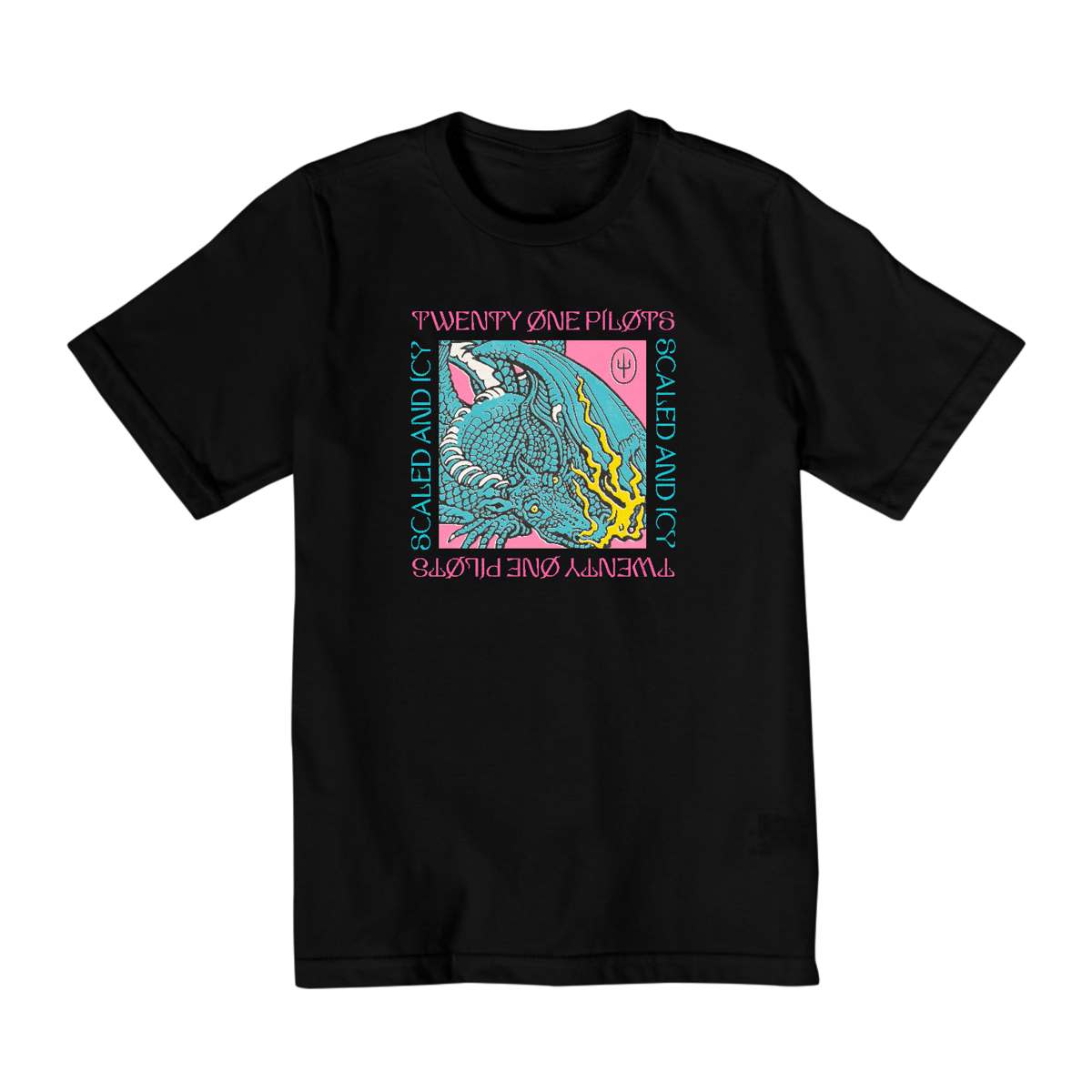 Nome do produto: CAMISA INFANTIL - SCALED AND ICY | TWENTY ONE PILOTS