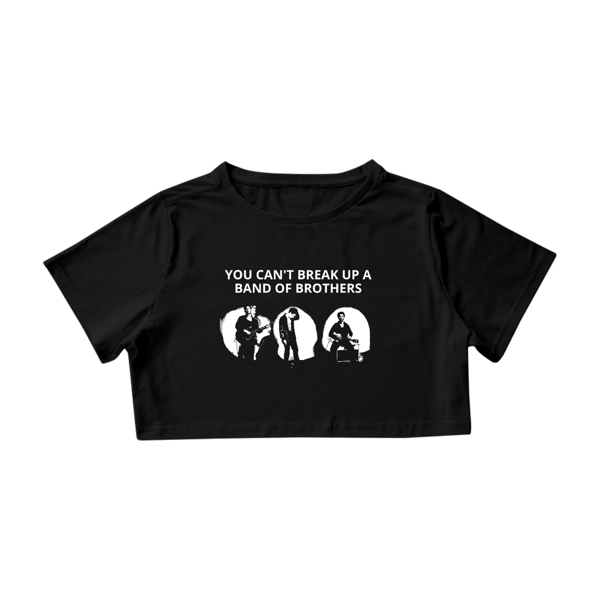 Nome do produto: CROPPED - YOU CAN\'T BREAK UP A BAND OF BROTHERS | JONAS BROTHERS