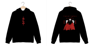 Nome do produto MOLETOM CANGURU - BFX | TWENTY ONE PILOTS