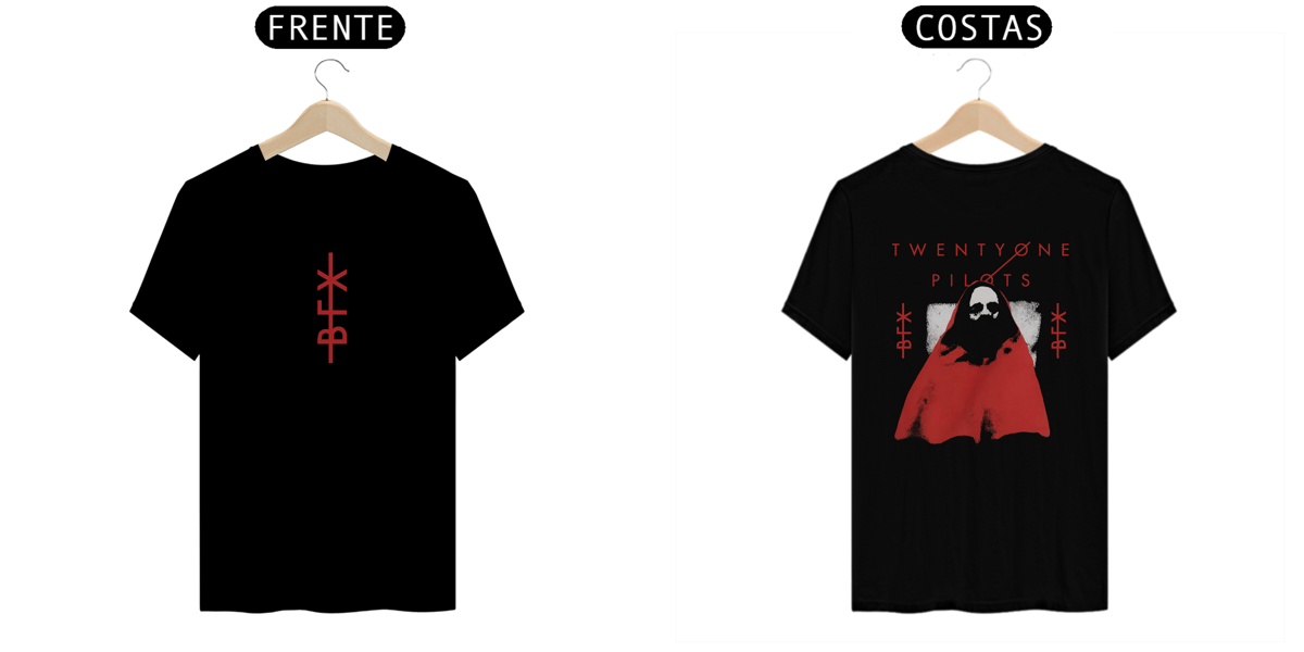 Nome do produto: CAMISA - BFX | TWENTY ONE PILOTS