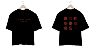 Nome do produto CAMISA OVERSIZED - BLURRYFACE 10 ANOS | TWENTY ONE PILOTS