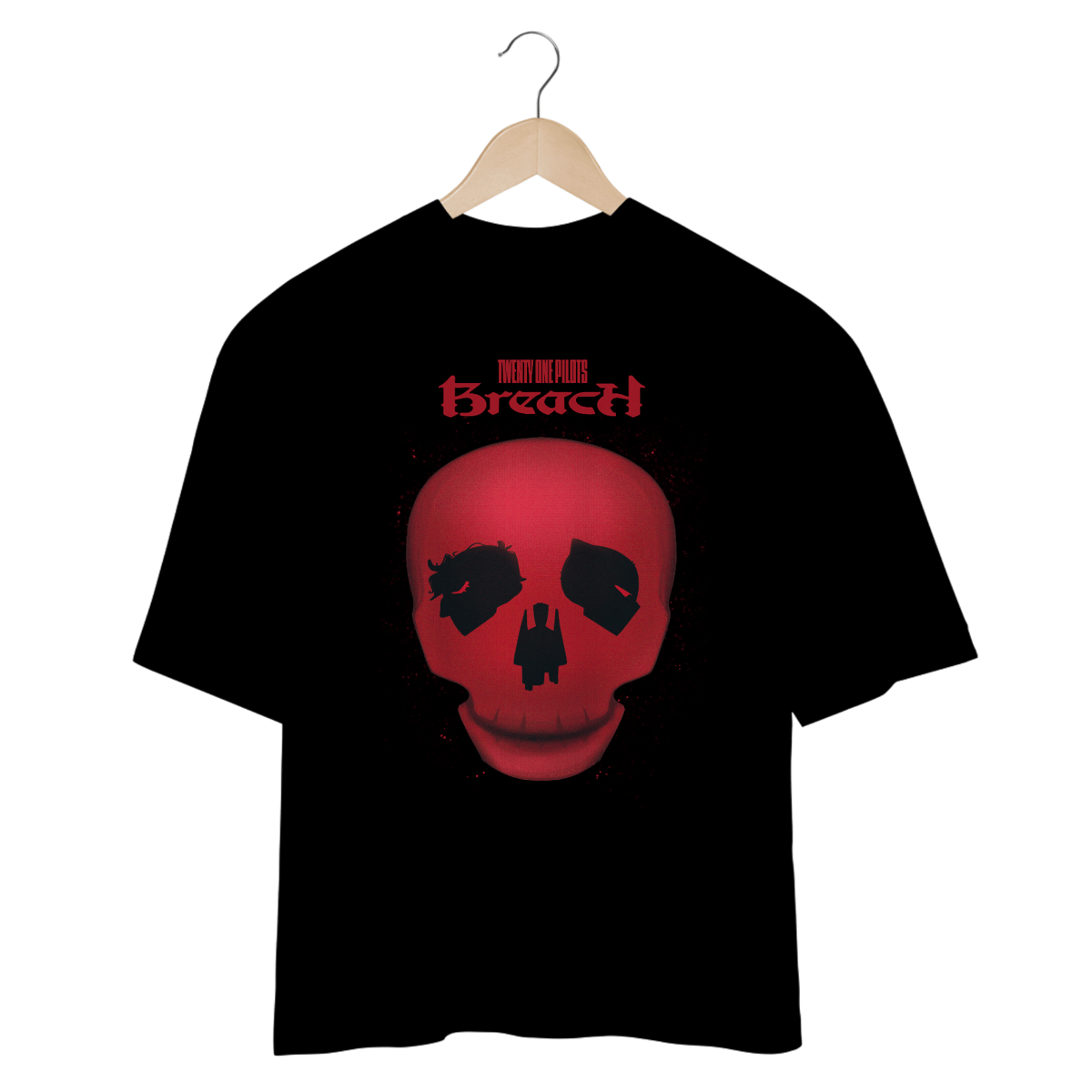 Nome do produto: CAMISA OVERSIZED - SKULL BREACH | TWENTY ONE PILOTS