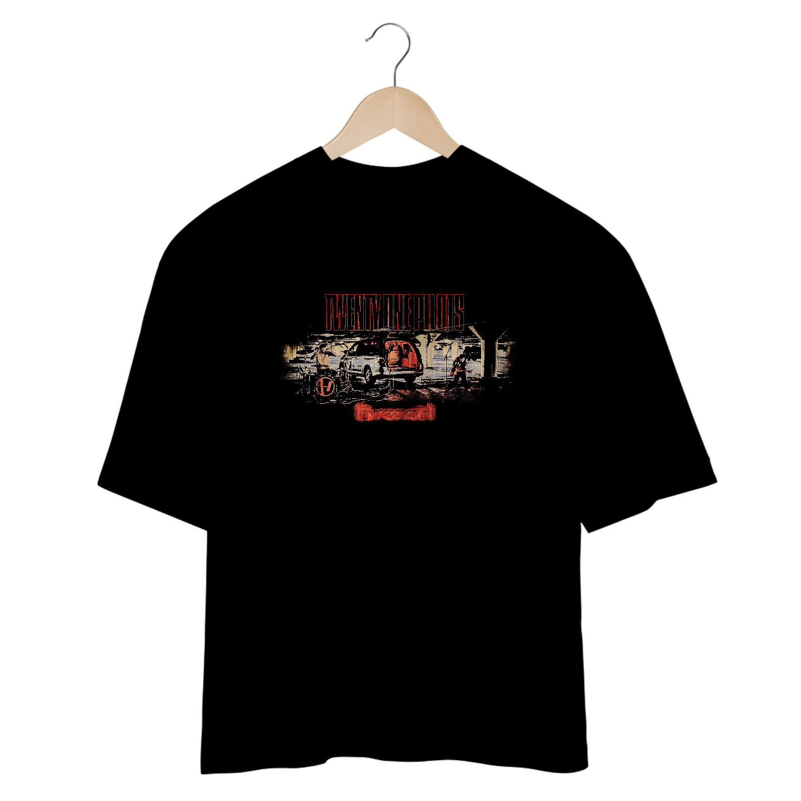 CAMISA OVERSIZED - DRUM SHOW | TWENTY ONE PILOTS