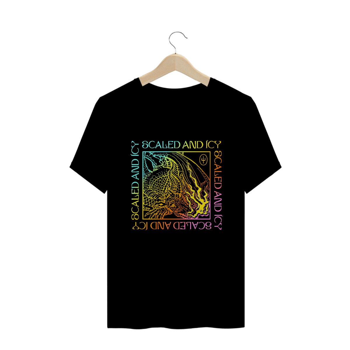 Nome do produto: CAMISA - SCALED AND ICY DEGRADÊ | TWENTY ONE PILOTS