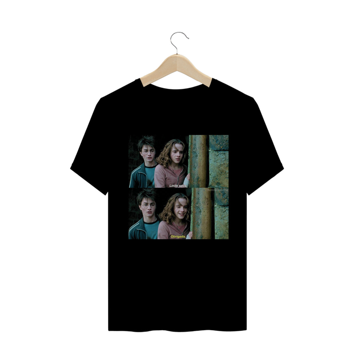 Nome do produto: CAMISA - TIRINHA HARRY POTTER