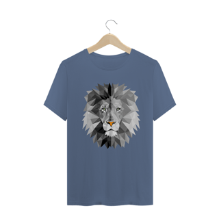 Nome do produto CAMISETA ESTONADA LEÃO CINZA